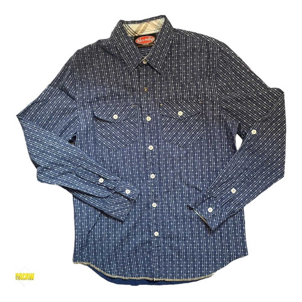 Men’s Mambo Australia Long‎ Sleeve Button Down Shirt